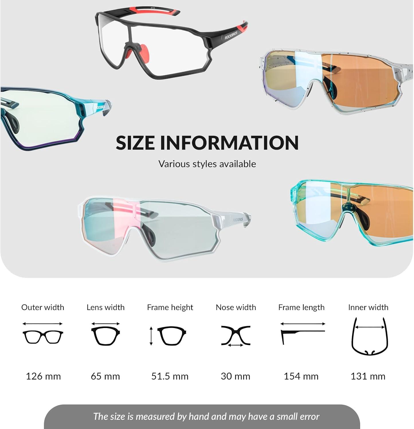 imageROCKBROS Photochromic Sports Kids Sunglasses For Boys Girls Children Youth MTB Biking Sunglasses for Kids Ages 8 to 14Black Sand