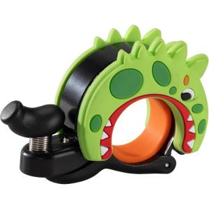 ROCKBROS Bike Bell Aluminum Alloy Bicycle Bell Mountain Bike Bells for Kids Adults with Loud Sound and Fit for 0.87-1in/22-25.4mm Bicycle Handlebars(Dinosaur Style)