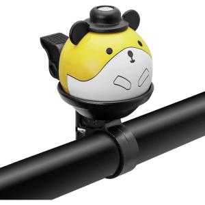 ROCKBROS Bike Bell for Kids Bicycle Bells Cycling Bells Cute Ring Ball Bike Accessories for Girls Boys Scooter Bike(Orange White)