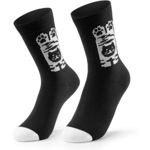 ROCKBROS Kids Socks Birthday Gift Crew Socks: Odor Control, High-Elastic for Youth Sports & Biking Cartoon Novelty Sock(Black Doraemon)