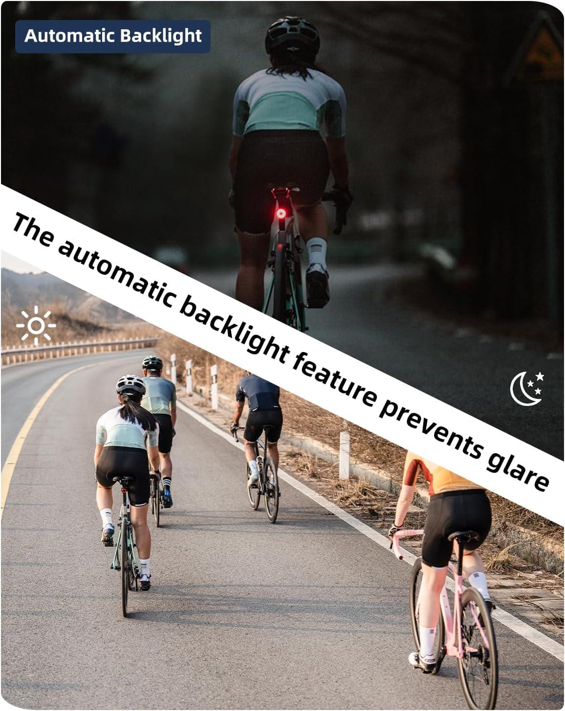 imageROCKBROS Bike Computer Bike Speedometer GPS Wireless Cycling Computer with Bluetooth IPX7 Waterproof600mAH Battery and 23 Large Display
