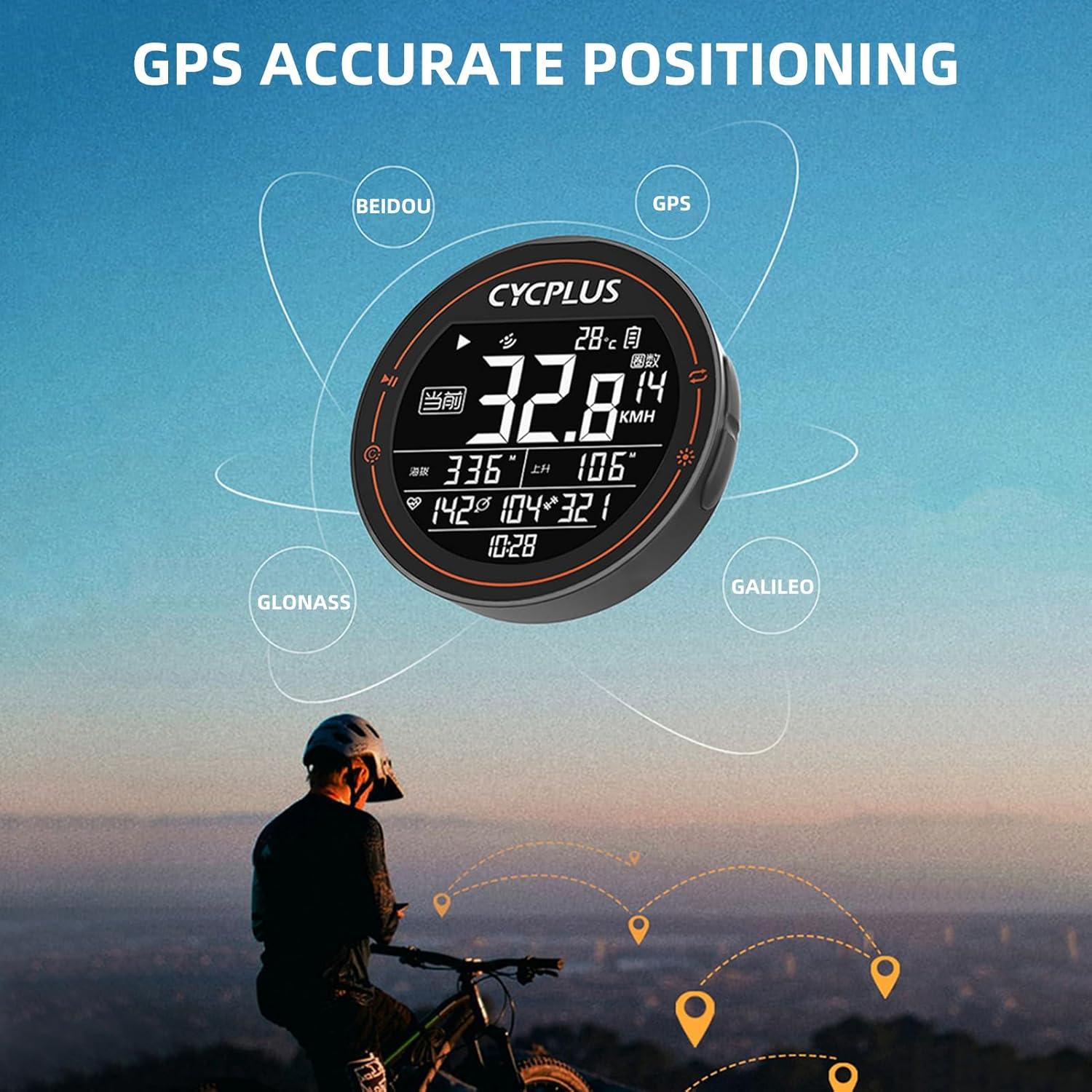 imageROCKBROS Bike Computer Wireless GPS Accurate Bike Speedometer with Bluetooth Mini Cycling Computer IPX6 Waterproof ANT Bicycle Odometer with Automatic Backlight 25 LCD Screen and Larger BatteryComputerBlack