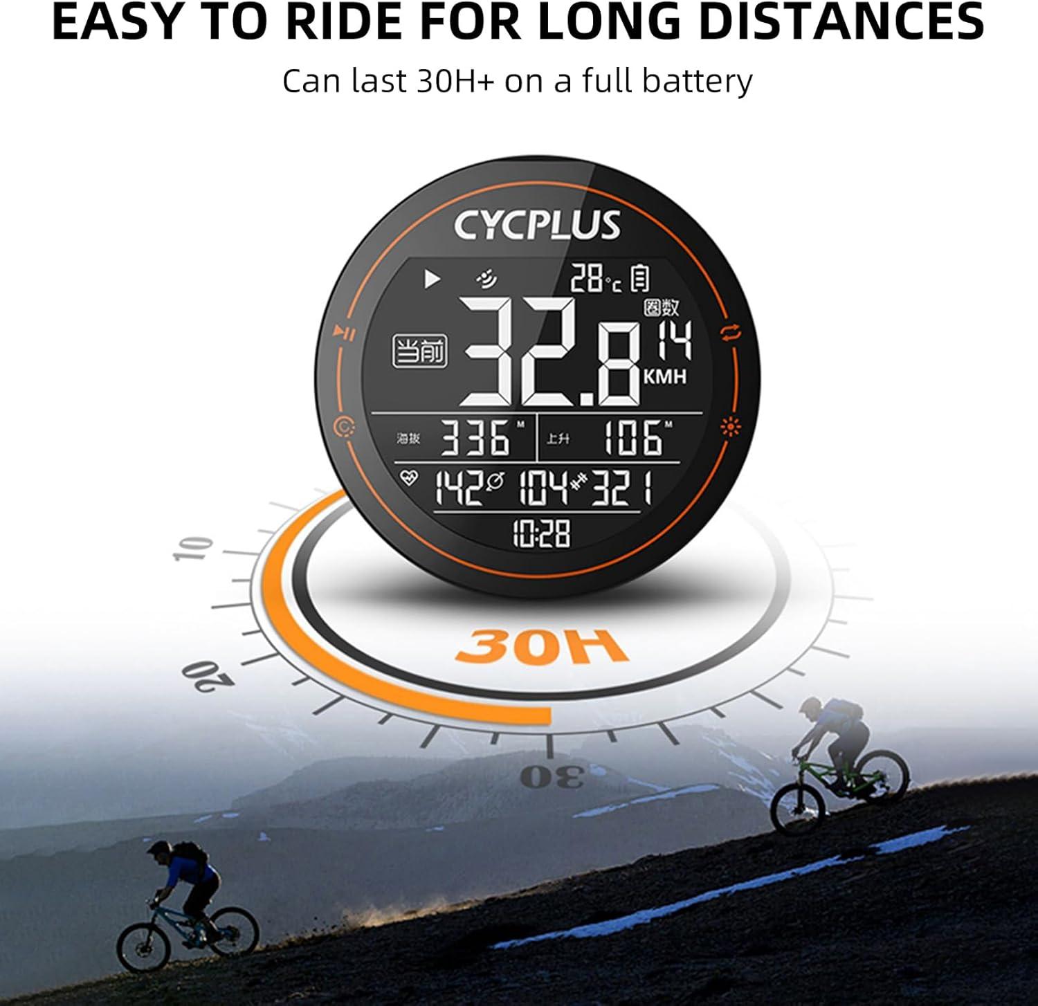 imageROCKBROS Bike Computer Wireless GPS Accurate Bike Speedometer with Bluetooth Mini Cycling Computer IPX6 Waterproof ANT Bicycle Odometer with Automatic Backlight 25 LCD Screen and Larger BatteryComputerBlack