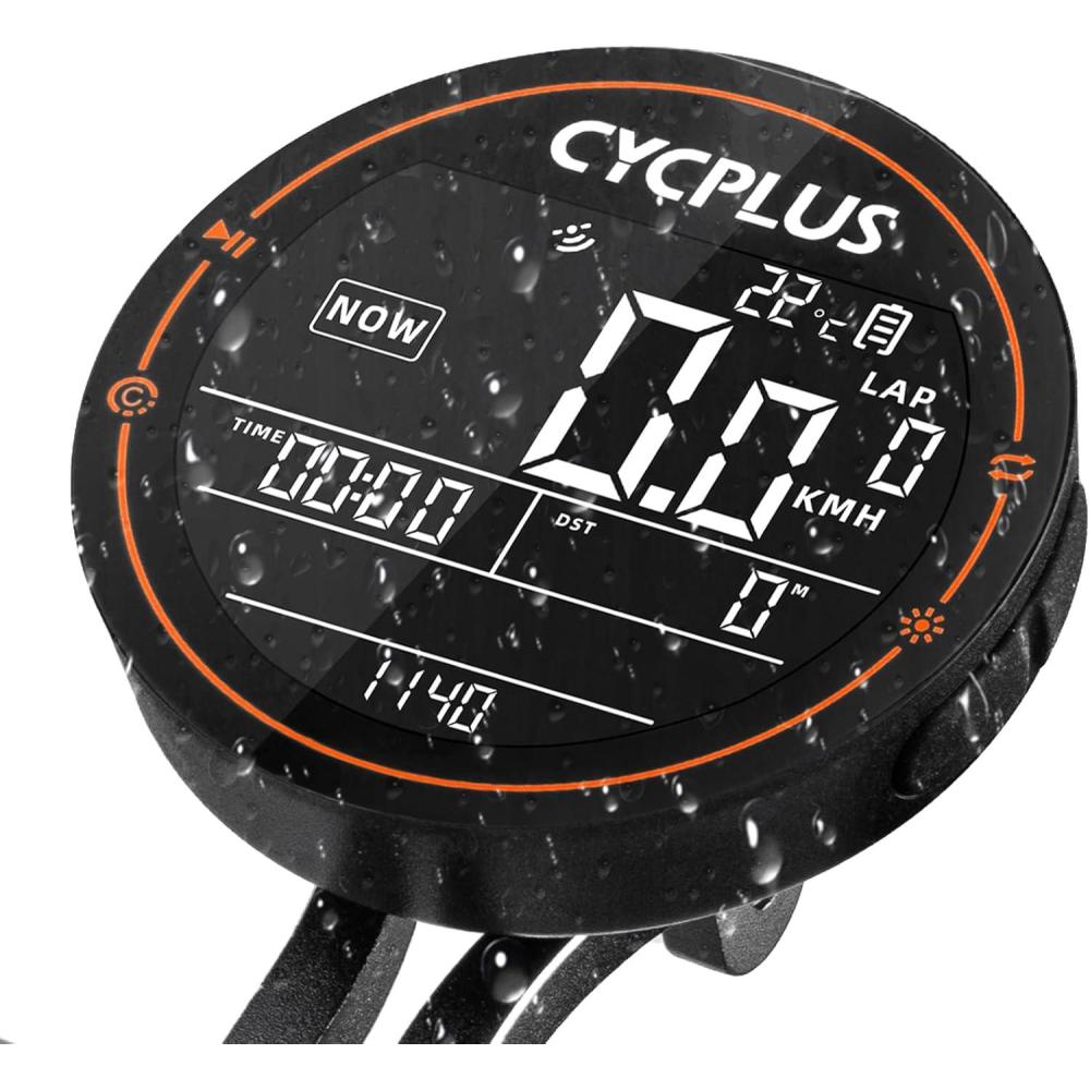 imageROCKBROS Bike Computer Wireless GPS Accurate Bike Speedometer with Bluetooth Mini Cycling Computer IPX6 Waterproof ANT Bicycle Odometer with Automatic Backlight 25 LCD Screen and Larger BatteryComputerBlack