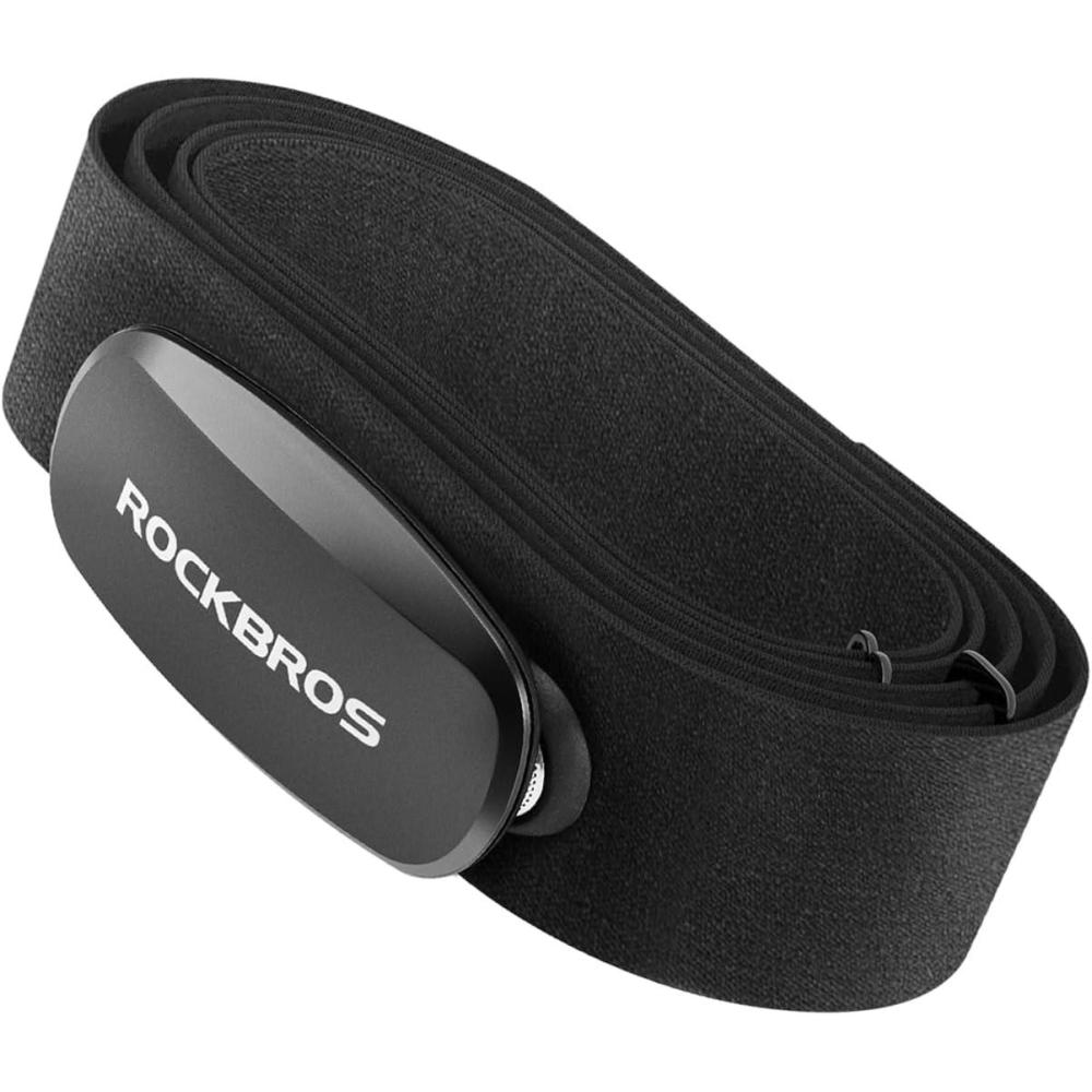 imageROCKBROS HRM812 Heart Rate Monitor Chest Strap ANT Bluetooth IP67 Waterproof 800H Battery Life Wide Compatibility
