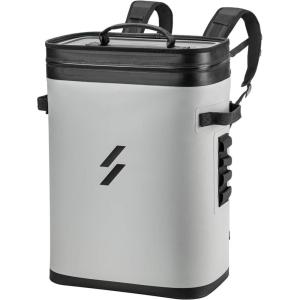 ROCKBROS Backpack Cooler Bag Insulated Leak-Proof Soft Cooler Waterproof 30 Can Portable Large Backpack with Cooler for Camping, Beach, Picnic, Party, Fishing, Floating, Outdoor Activities(Gray)