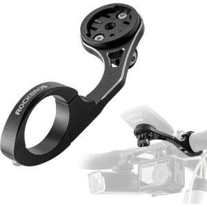 ROCKBROS Bike Computer Mount, Common Extended Out Front Bike Mount Adapter for Handlebar 31.8 mm
