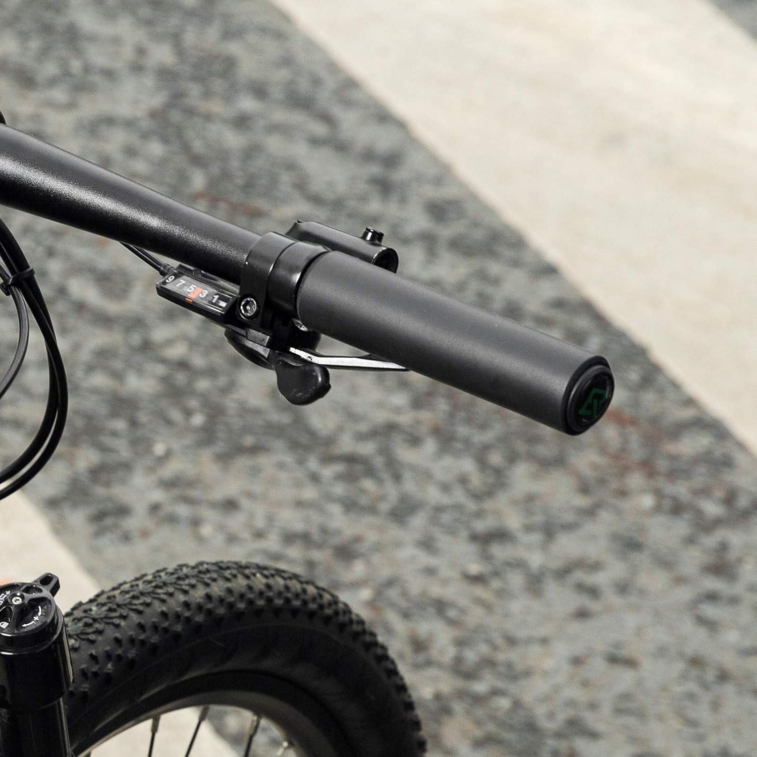 imageROCK BROS Bike Handle Grips Foam Comfortable Shock Absorption Bike Handlebar Grips Suit for BMX Mountain MTB Beach Cruiser Scooterred