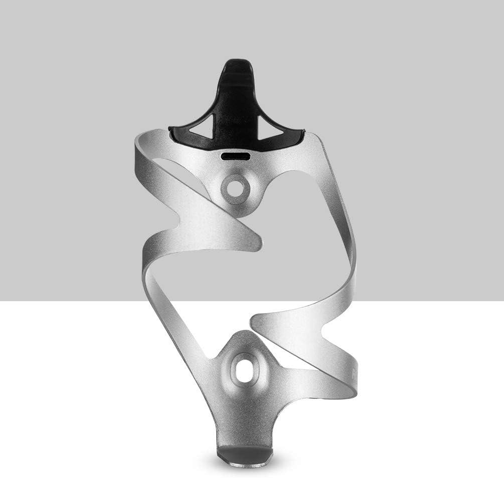 imageROCKBROS Bike Water Bottle Cages Bicycle Water Bottle Holder Lightweight Aluminum Alloy Bike Bottle Bracket for Road and Mountain Bike2PackSilver