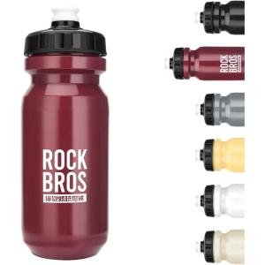 ROCKBROS Bike Water Bottle BPA-Free Squeeze Water Bottle 20 oz(Red)