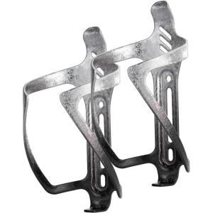 ROCKBROS Bike Water Bottle Holder Aluminum Alloy Bike Bottle Cage Lightweight Bike Cup Holder for Road Mountain Bikes(Textured black-2pack)