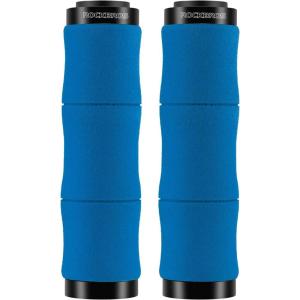 ROCKBROS Mountain Bike Handlebar Grips Shock Absorption Comfortable Foam Soft Non-Slip Double Locked on Bicycle Grips for BMX MTB Scooter E-Bike(blue)