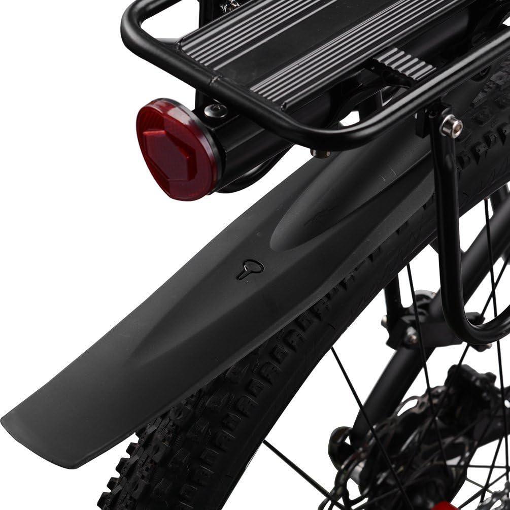 imageROCKBROS Rear Bike Rack Quick Release Bike Cargo Rack Luggage Bike Rack Rear Mountain Bike RackBlack rack with fender