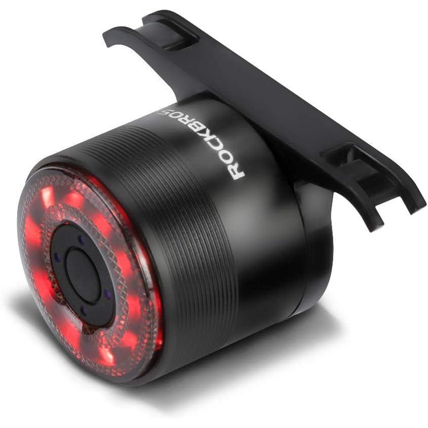 imageROCKBROS Bike Tail Light Rear Bike Light Rechargeable Bike Rear Light Waterproof Bike Taillightv