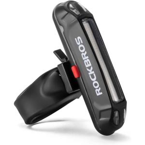 ROCKBROS Bike Tail Light USB Rechargeable LED Bike Rear Light 6 Modes IPX4 Bike Taillight for Night Riding(Red – 6 Modes)