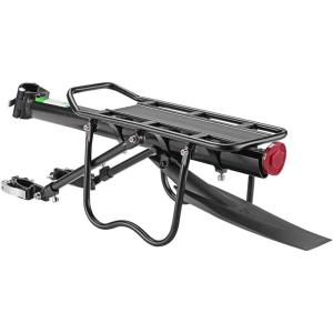 ROCKBROS Rear Bike Rack Quick Release Bike Cargo Rack Luggage Bike Rack Rear Mountain Bike Rack(Black rack with fender)