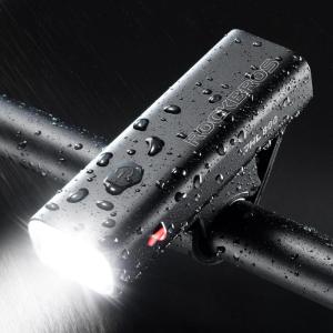 ROCKBROS Super Bright Bike Light 800Lumens Type C Rechargeable Bike Headlight Led IPX6 Waterproof Bike Front Light 5 Modes Aluminum Alloy Bike Light for Night Riding