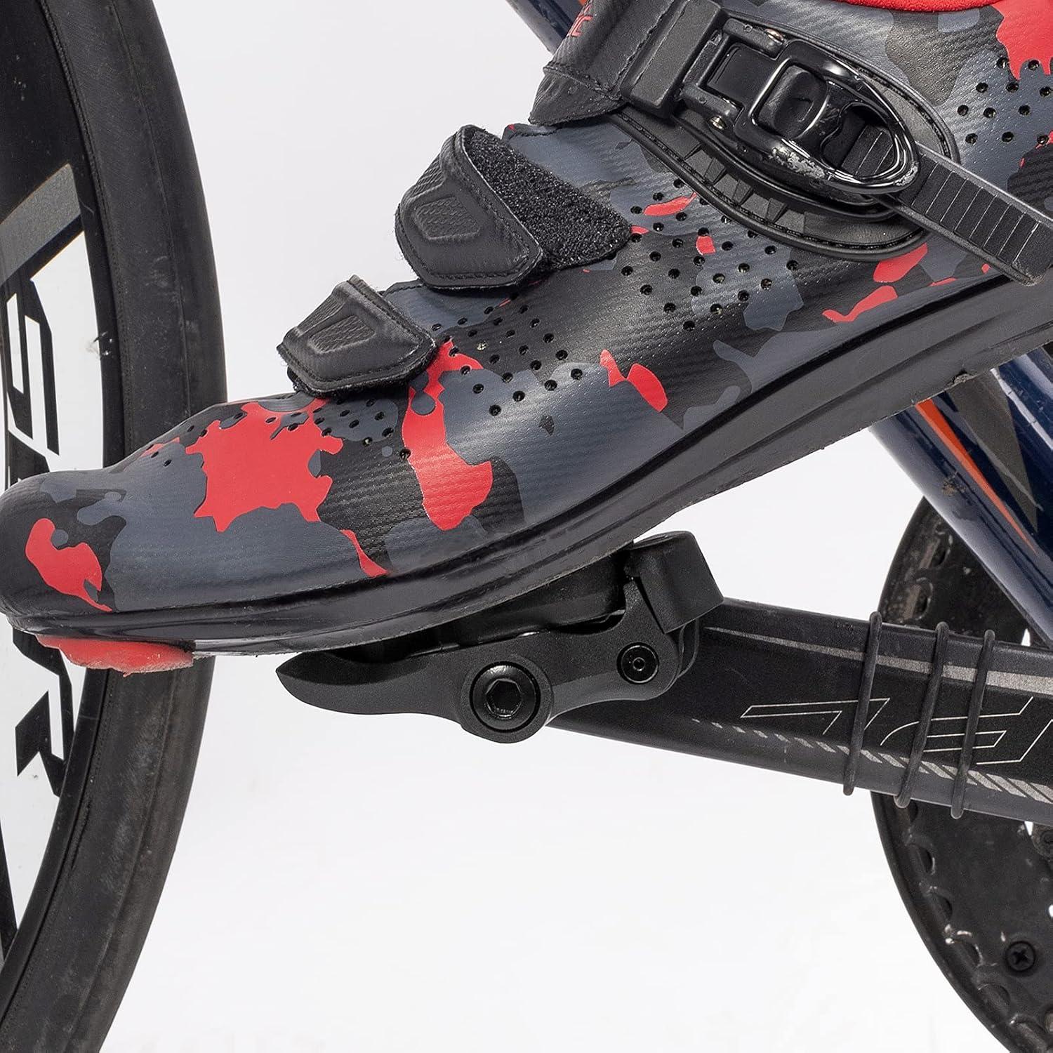 imageROCKBROS Bike Pedals Road Bicycle Pedals Cleats Set Clipless Pedals Compatible with Look KEO StructurePedals