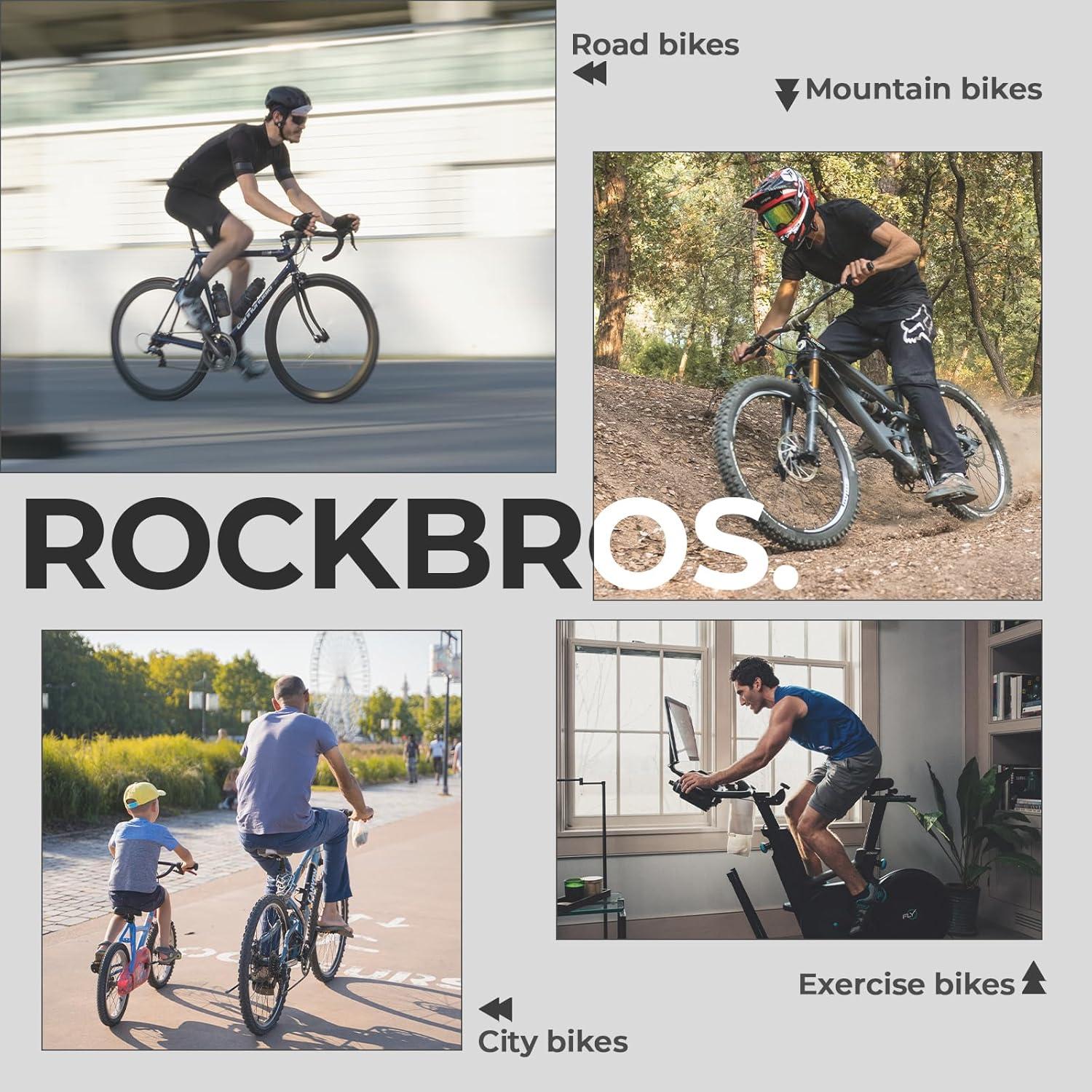 imageROCKBROS Bike Seat Cover Gel Padded Bike Seat Cushion for Men Women Comfort Adjustable Bicycle Seat Cushion Compatible with Peloton Outdoor amp Indoor Bicycle Seat10x7 blue