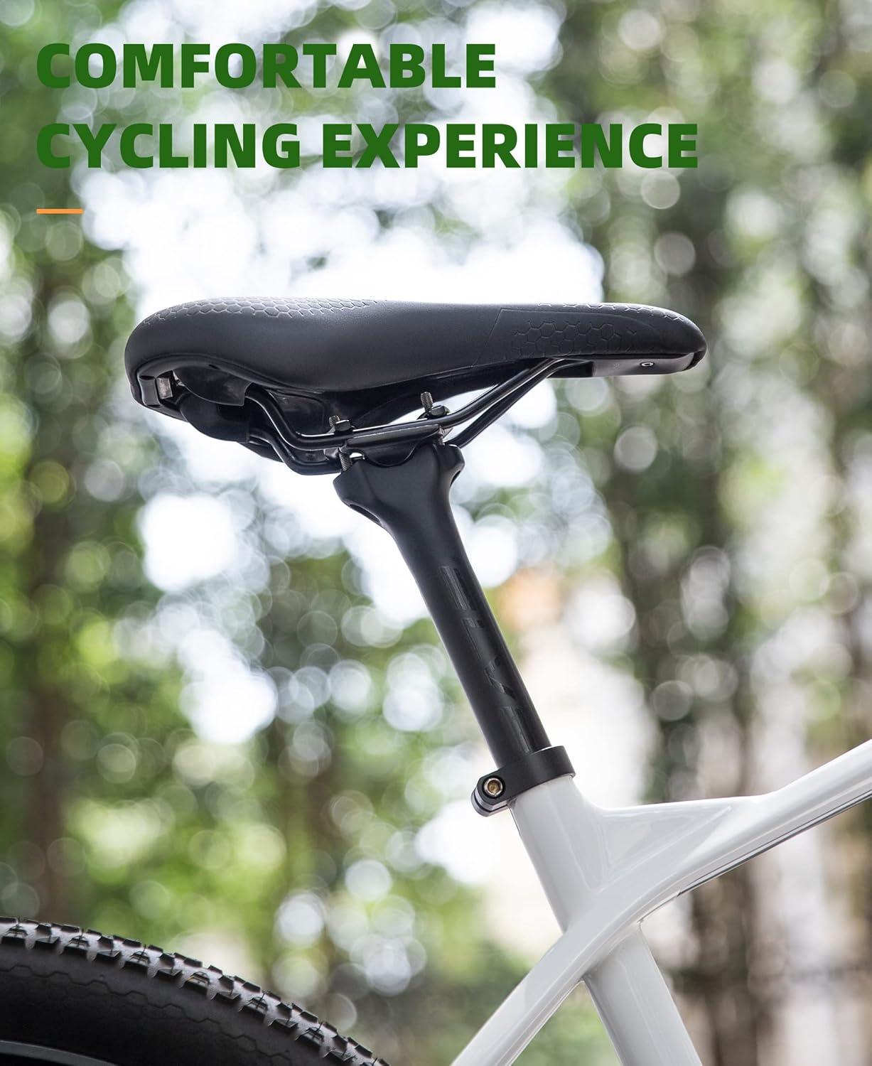 imageROCKBROS Bike Seat Memory Foam Bike Saddle Comfortable Waterproof for City MTB Racing BikesRacing