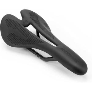 ROCKBROS Bike Seat Lightweight Carbon Fiber Bike Saddle Comfortable Road Bike Seat Bicycle Accessories for Men Women Pneumatic Cycling Saddle Cushion Shock Absorbing for Road MTB Mountain Bikes(103MM Width)
