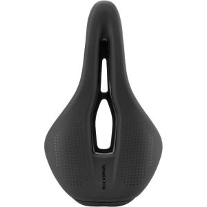 ROCKBROS Bike Seat Road Bike Saddle for Men Women Lightweight Comfortable Bicycle Seat Accessories CR-MO Shock Absorbing Cycling Seat for Road Mountain Bike(Black（CR-MO Steel）)