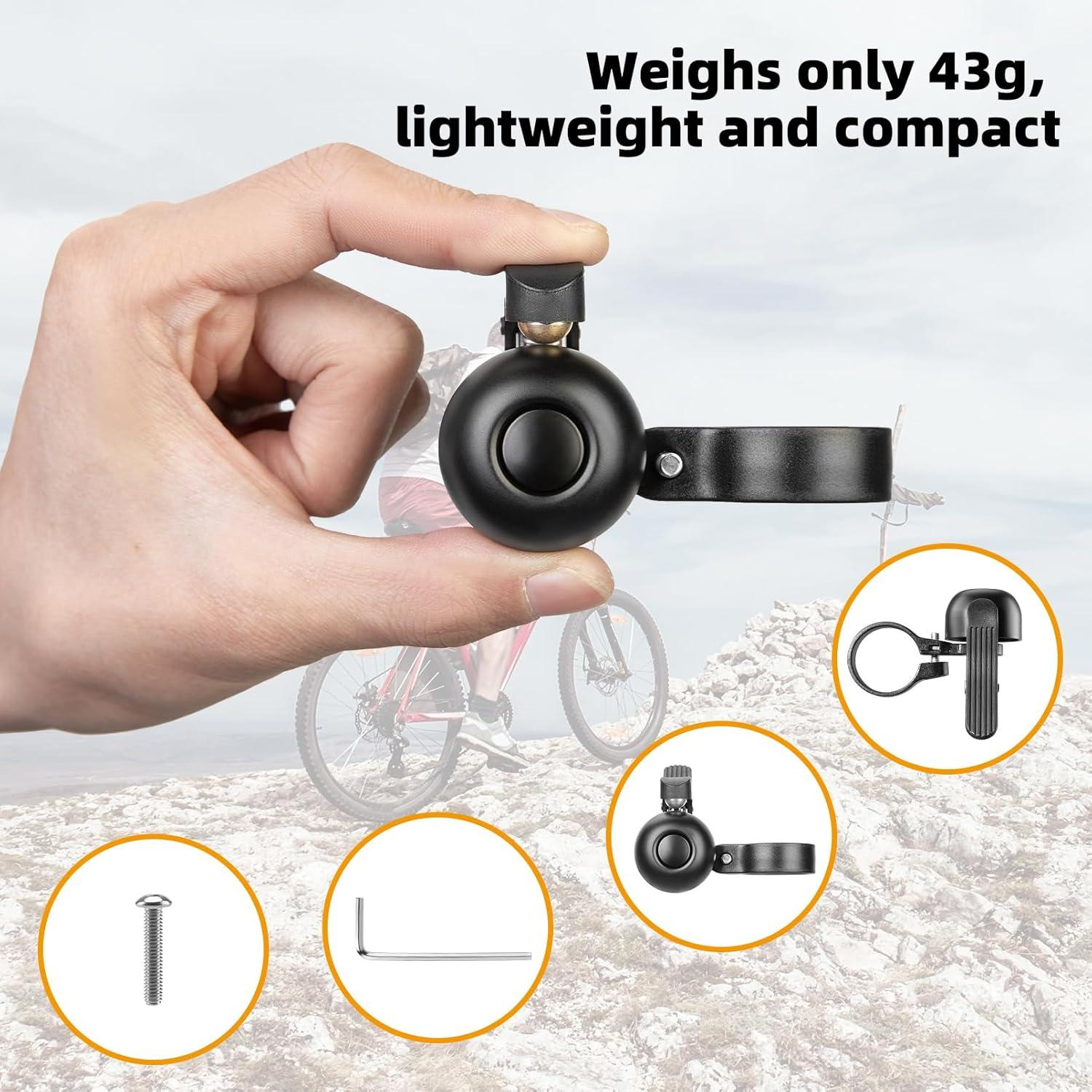 imageROCKBROS Bike Bell Classic Bicycle Bell Road Bike Bells for Adults with Loud Sound and Fit for 106118in2730mm Bicycle HandlebarsRight