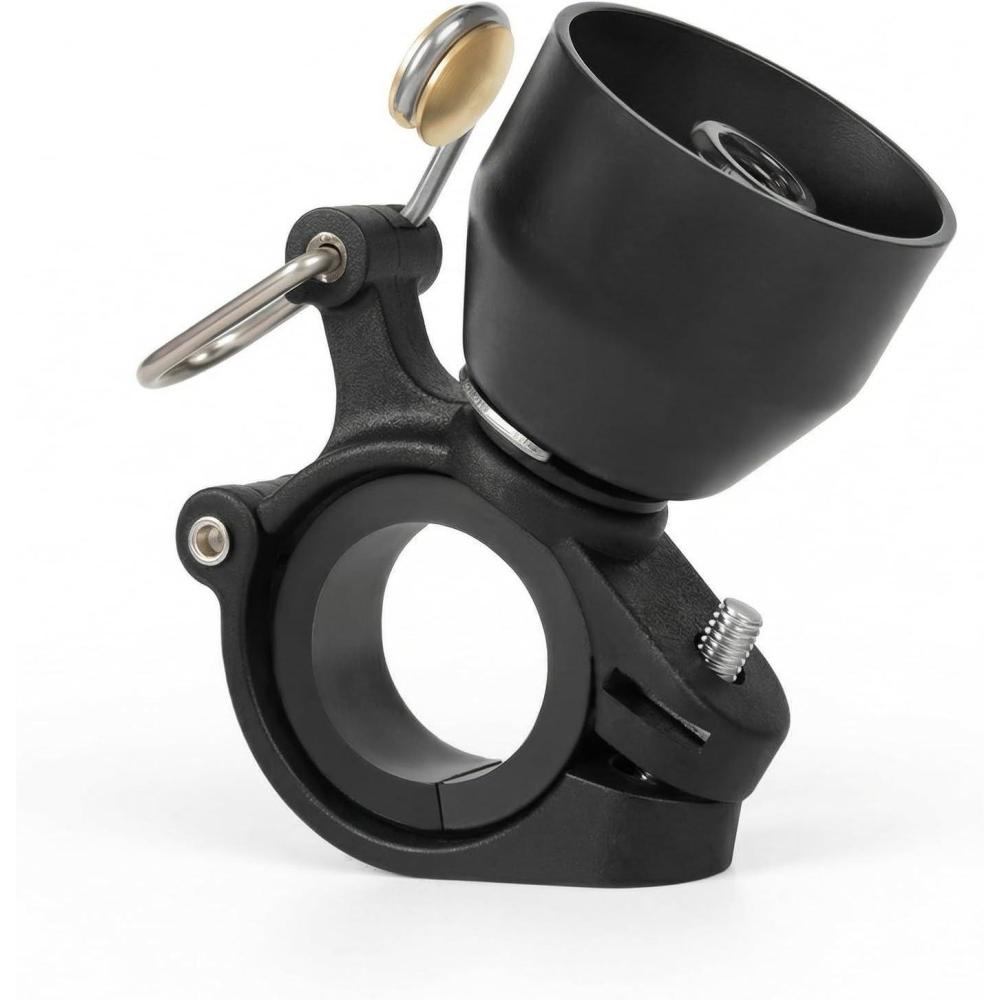 imageROCKBROS Classic Bike Bell Bicycle Bell for Road amp Mountain Bikes with Loud Sound and Fit for 087125in22318mm Bicycle Handlebars for Adults KidsBlack