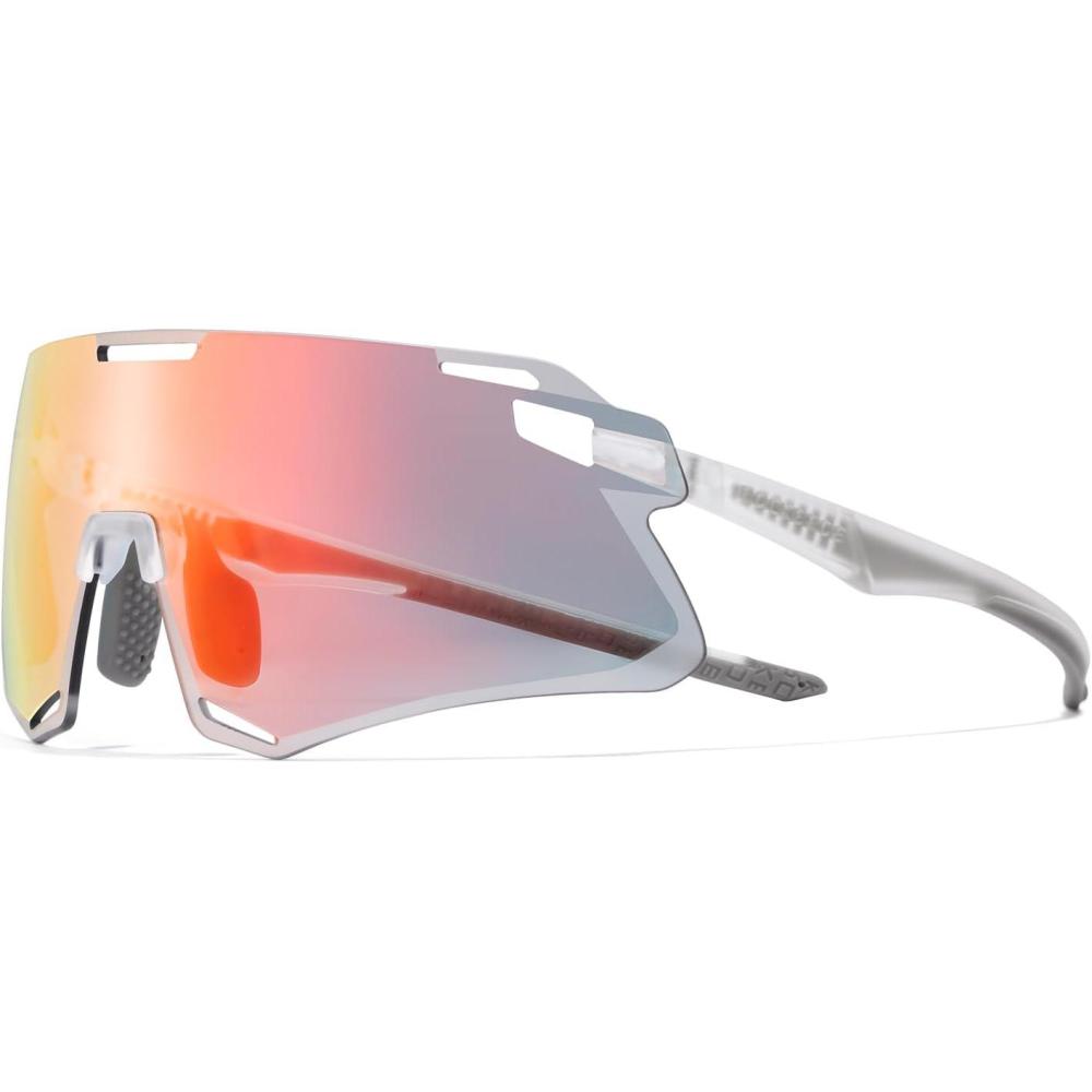 imageROCKBROS Photochromic Cycling Sunglasses Bike Glasses for Men Women Sports Sunglasses UV ProtectionPink