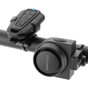 ROCKBROS 115dB Bike Alarm Vibration Motion Sensor Waterproof Motorcycle Alarm(Black-1pcs)