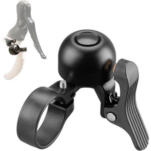 ROCKBROS Bike Bell Classic Bicycle Bell Road Bike Bells for Adults with Loud Sound and Fit for 1.06-1.18in/27-30mm Bicycle Handlebars(Left)