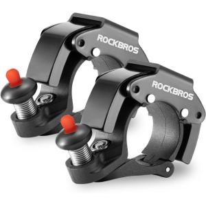 ROCKBROS Bike Bells Hidden MTB Bells Bicycle Bells for 22.2mm Handlebars, More Than 100dB, Clear & Long Sound Ringer, Mountain Bike, Scooter, Youth Bike(Black(2 Pack))
