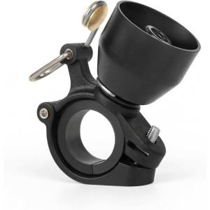 ROCKBROS Classic Bike Bell, Bicycle Bell for Road & Mountain Bikes, with Loud Sound and Fit for 0.87-1.25in/22-31.8mm Bicycle Handlebars for Adults Kids(Black)
