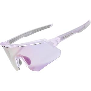 ROCKBROS Photochromic Cycling Glasses for Men Running Glasses for Women Mountain Bike Sunglasses(Purple)