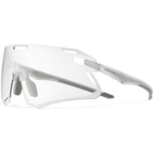 ROCKBROS Photochromic Cycling Sunglasses Bike Glasses for Men Women Sports Sunglasses UV Protection(Transparent)