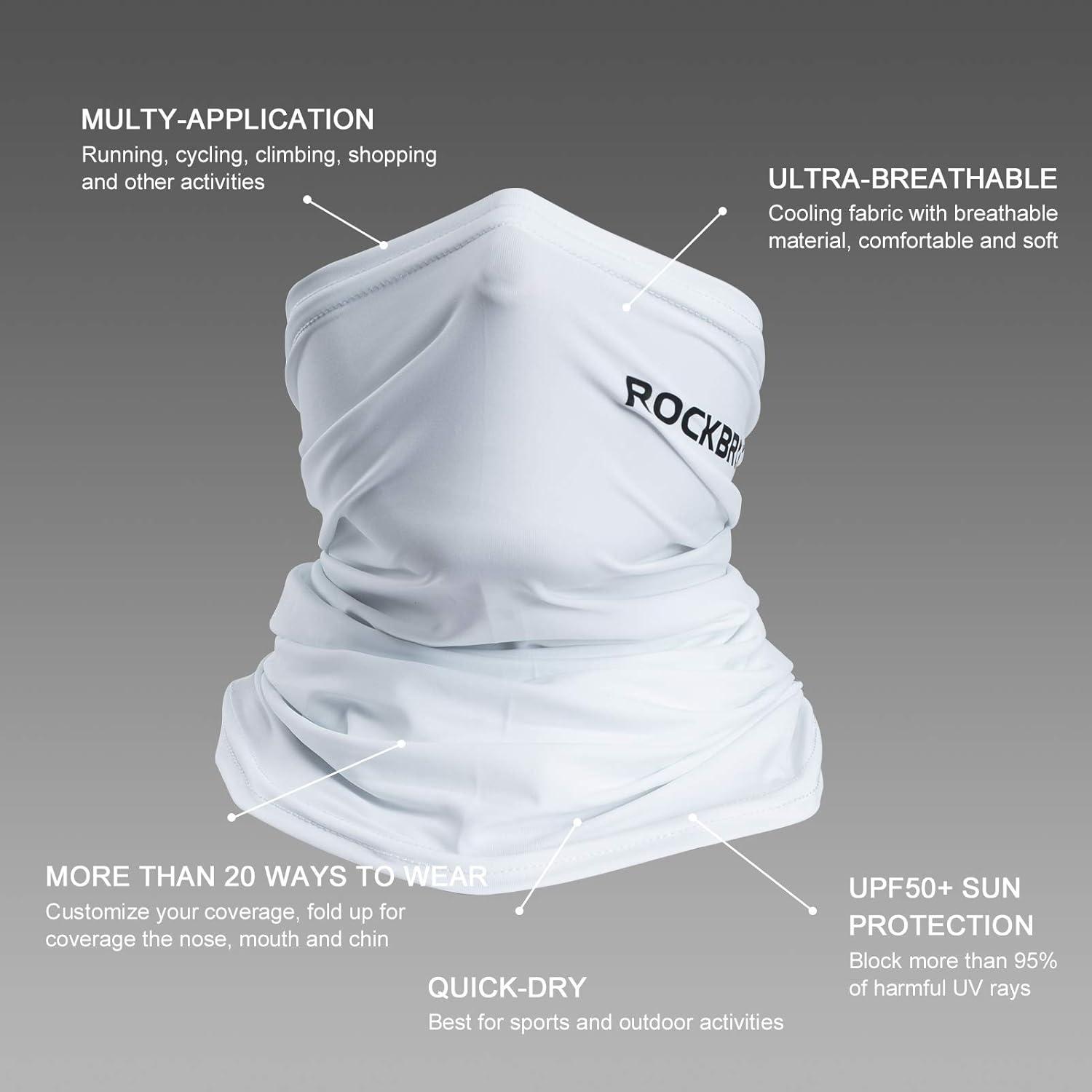 imageNeck Gaiter Mask for Men Women Sun Protection Neck Gator Face Mask Face Covering Mask Cycling Scarf Headband Scarf Bandana