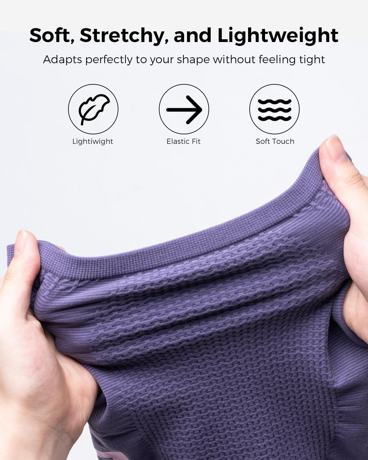 imageROCKBROS Neck Gaiter Women Winter Breathable Soft Fleece Neck Warmers Cover for Skiing Cycling RunningPurple