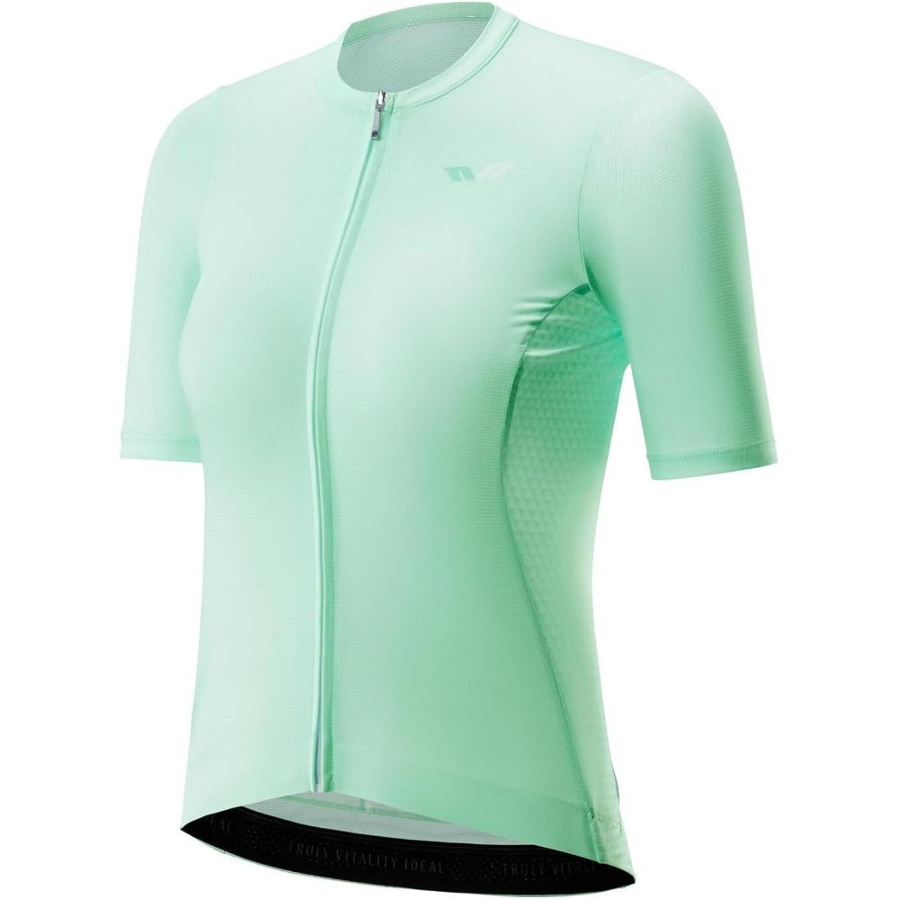 imageROCKBROS Cycling Jersey Women Breathable Bike Jersey Cycling Clothing Women Cycling TopsGreen
