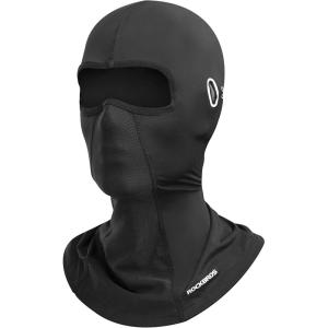 ROCKBROS Cooling Neck Gaiter Ice Silk UV Protection Balaclava(Black 3)