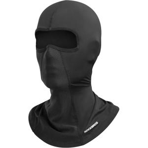 ROCKBROS Cooling Neck Gaiter Ice Silk UV Protection Balaclava(Black 4)