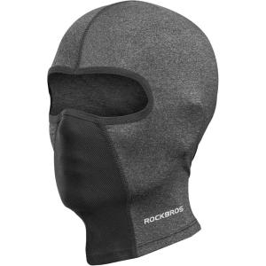 ROCKBROS Cooling Neck Gaiter Ice Silk UV Protection Balaclava(Grey 2)