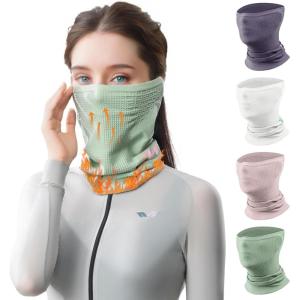 ROCKBROS Neck Gaiter Women Winter Breathable Soft Fleece Neck Warmers Cover for Skiing Cycling Running(Green)