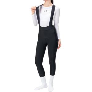 ROCKBROS Women’s Cycling Bib Pants, Fleece Lined Windproof Tights with Breathable Padded & Thigh Pocket