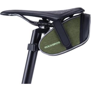 ROCKBROS Bike Saddle Bag Seat Bag, Lightweight Saddle Bag Cycling, Bike Storage Bag Under Seat for Mountain Road Bike