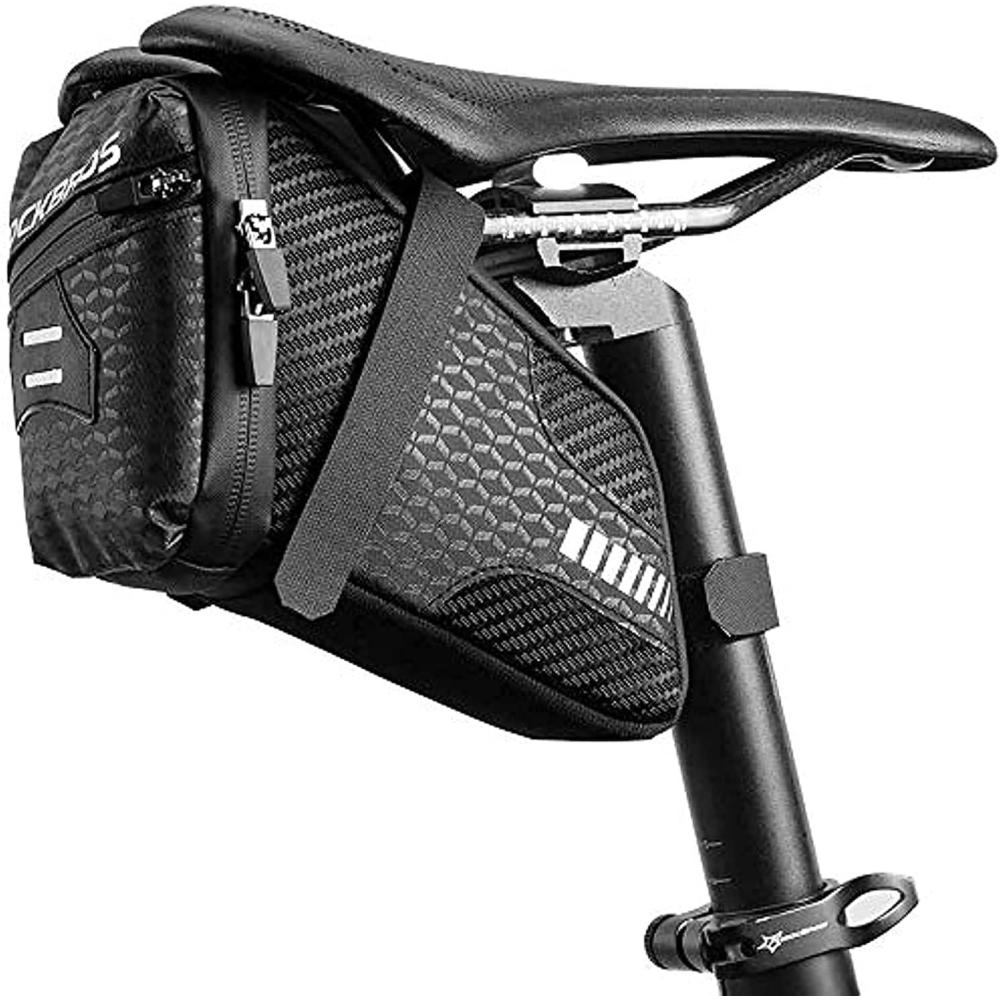 imageROCKBROS Bike Saddle Bag Seat Bag 15L Bicycle Bag Cycling Accessories Storage Pouch Wedge Pack for Mountain amp Road Bike
