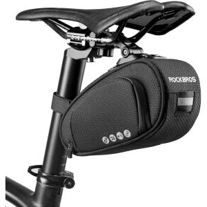 ROCKBROS Bike Saddle Bag Bike Bag Under Seat Bag Bicycle Seat Pack Pouch for Cycling Adjustable Mounting