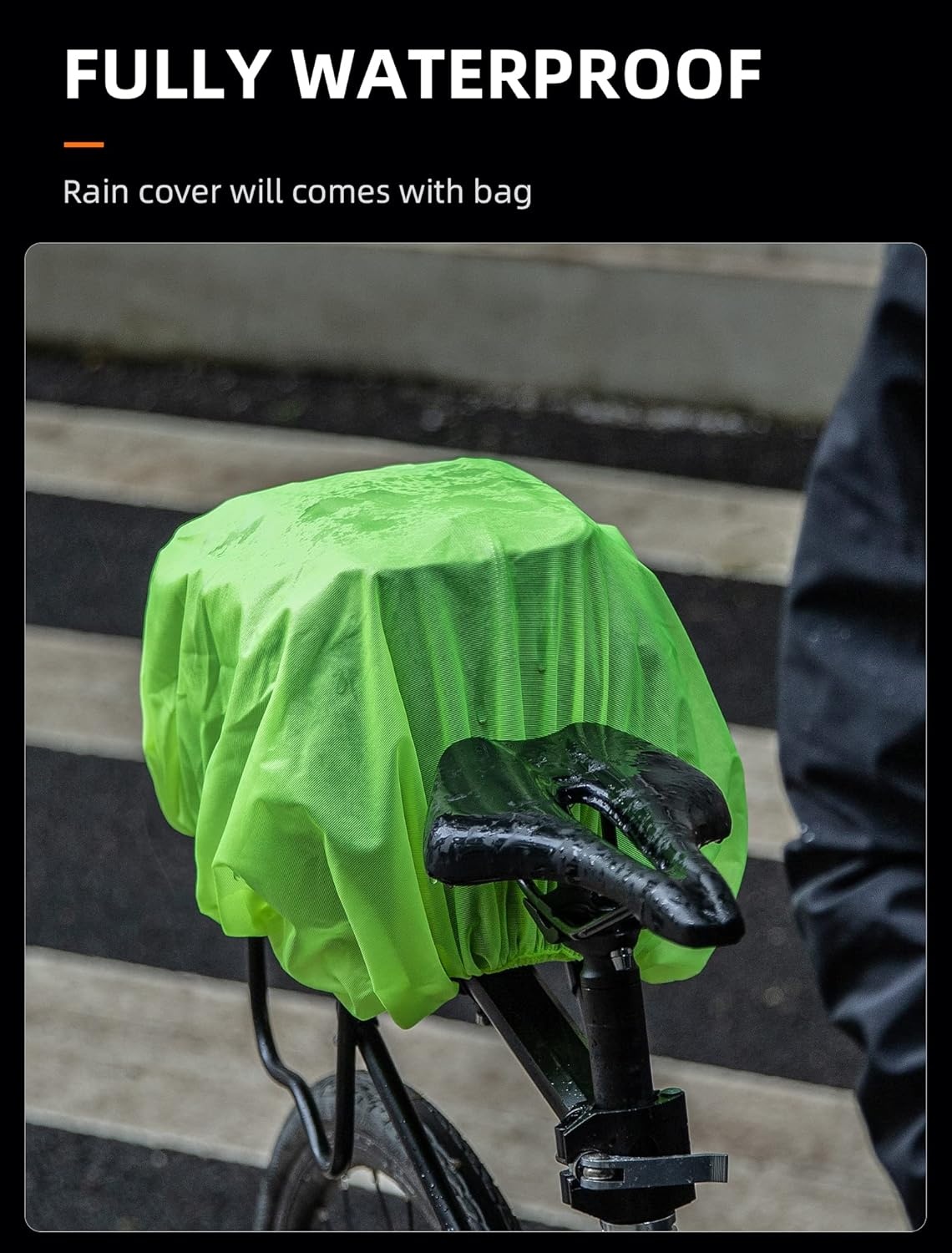 imageROCKBROS Bike Rack Bags 9LHard Shell Bicycle Rear Rack Bag Large Pannier for Bicycle Rear Rack Bags Bike Rear Seat Bag Bike Trunk Bag Ebike Battery Bag Bike Saddle Bag for Rear Rack Bike Accessories