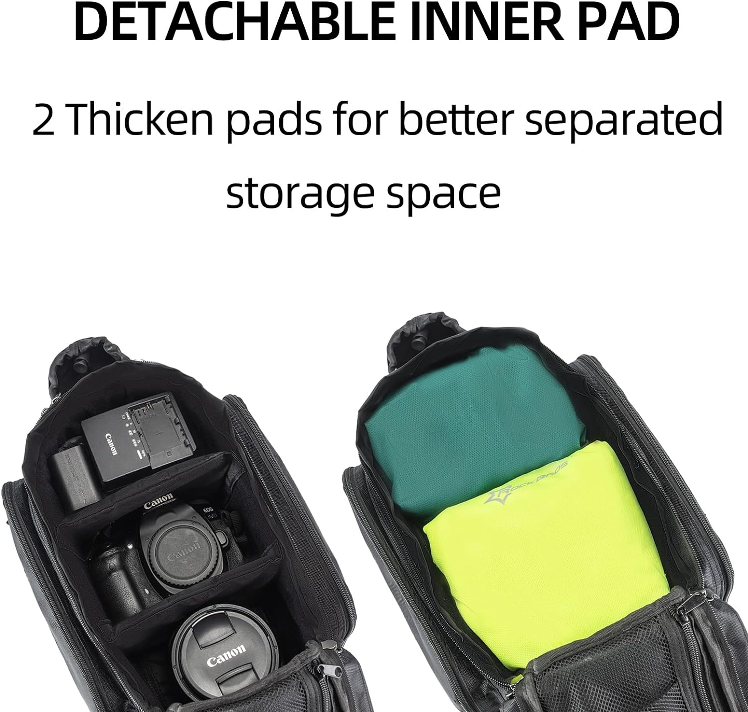 imageROCKBROS Bike Trunk Bag 13L25L Bike Rear Rack Bag Bike Cargo Rack Bag Rear Rack Carrier Bag