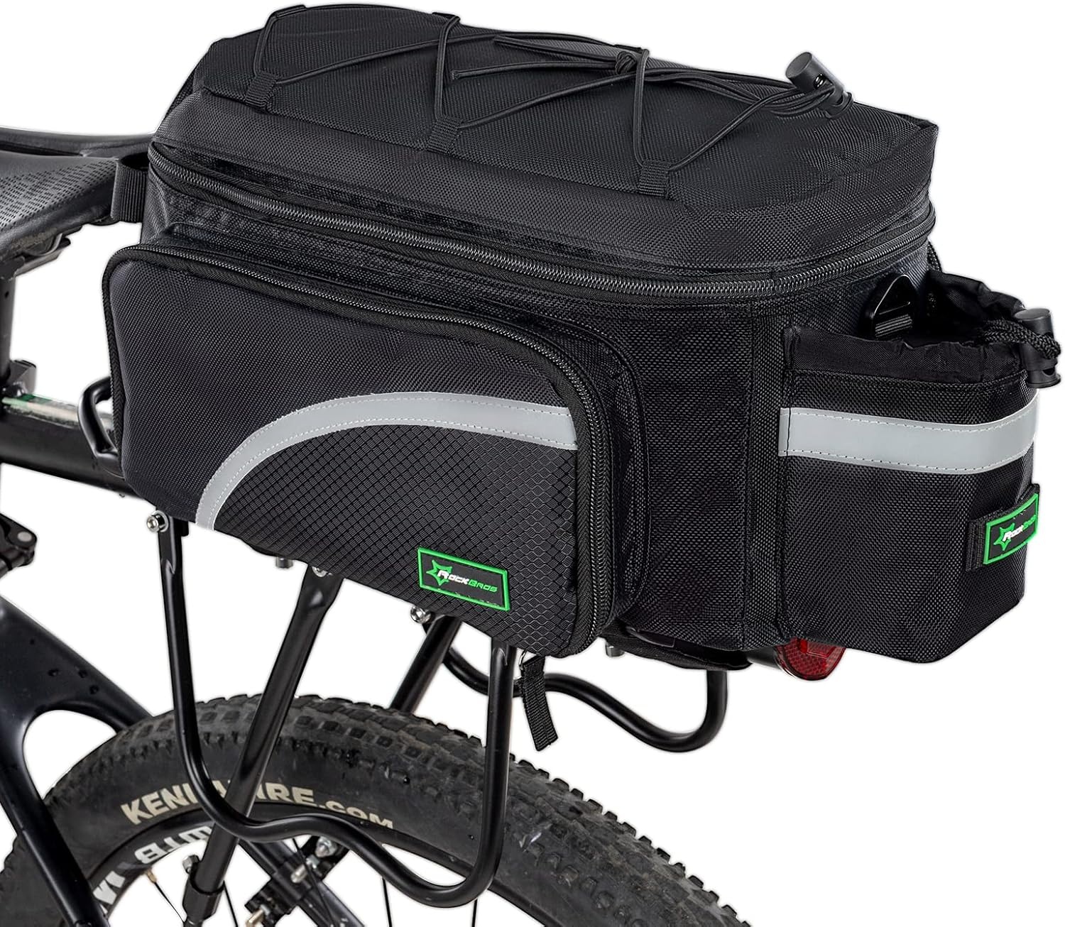 imageROCKBROS Bike Trunk Bag 13L25L Bike Rear Rack Bag Bike Cargo Rack Bag Rear Rack Carrier Bag