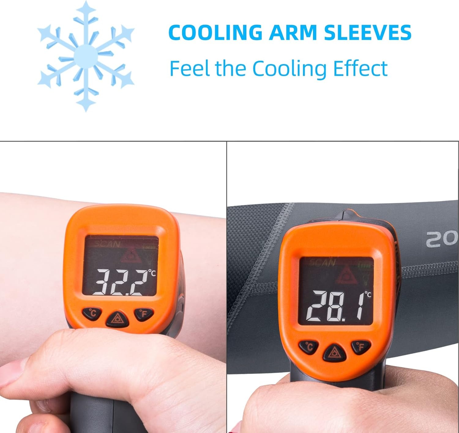 imageROCKBROS Sun Protection Arm Sleeves Cooling Running Golf Fishing Cycling Arm SleevesGrey1